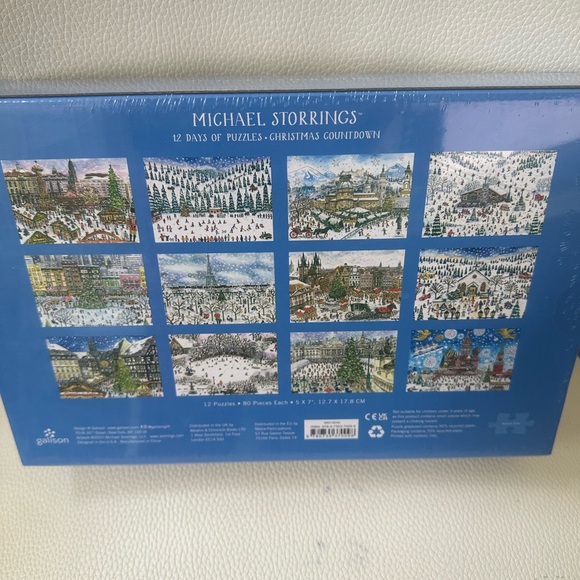 Michael Storrings 12 Days of Christmas Puzzle Advent Calendar NWT Collection - Picture 6 of 7